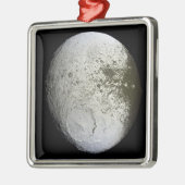 Saturn-Mond-Iapetus 2 Ornament Aus Metall (Links)