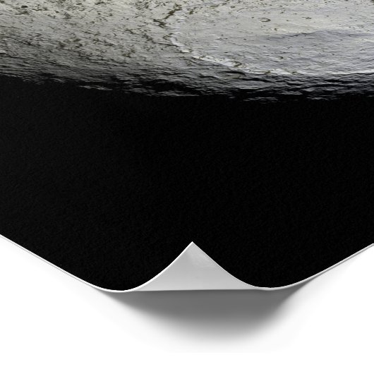 Saturn-Mond-Iapetus 2 Poster (Ecke)