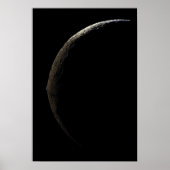 Saturn Mond Iapetus Poster (Vorne)