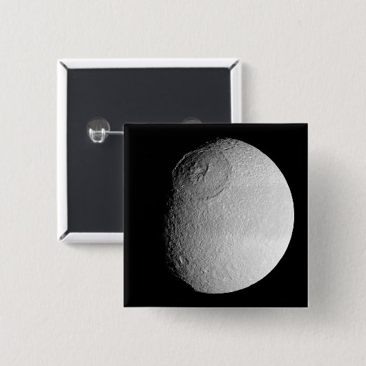 Saturn-Mond-Tethys 2 Button (Vorne & Hinten)