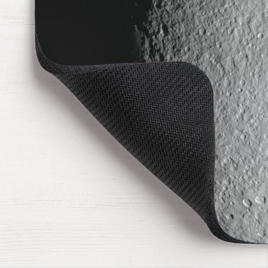Saturn-Mond-Tethys 2 Mousepad (Ecke)