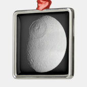 Saturn-Mond-Tethys 2 Ornament Aus Metall (Links)