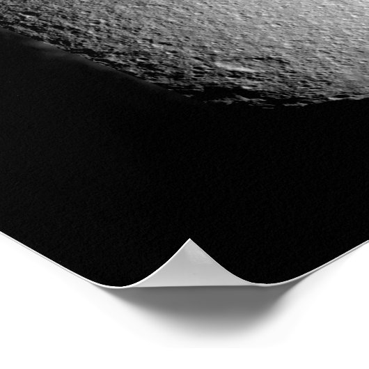 Saturn-Mond-Tethys 2 Poster (Ecke)