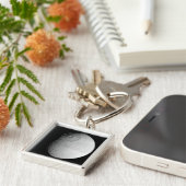 Saturn-Mond-Tethys 2 Schlüsselanhänger (Seite)