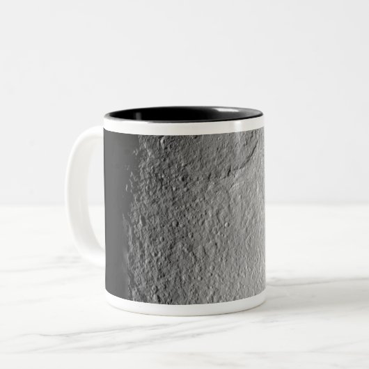 Saturn-Mond-Tethys 2 Zweifarbige Tasse (Vorderseite Links)