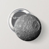 Saturn Moon Mimas Button (Vorne & Hinten)