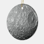 Saturn Moon Mimas Keramikornament (Links)