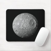Saturn Moon Mimas Mousepad (Mit Mouse)