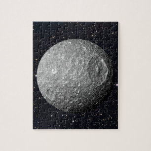 Saturn Moon Mimas Starry Sky Puzzle