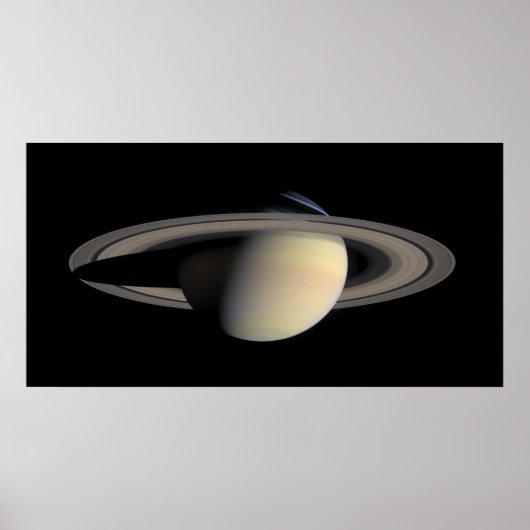 Saturn Mosaik aus Cassini. Poster (Vorne)