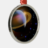 Saturn Ornament Aus Metall (Rechts)