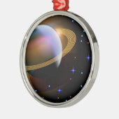Saturn Ornament Aus Metall (Links)