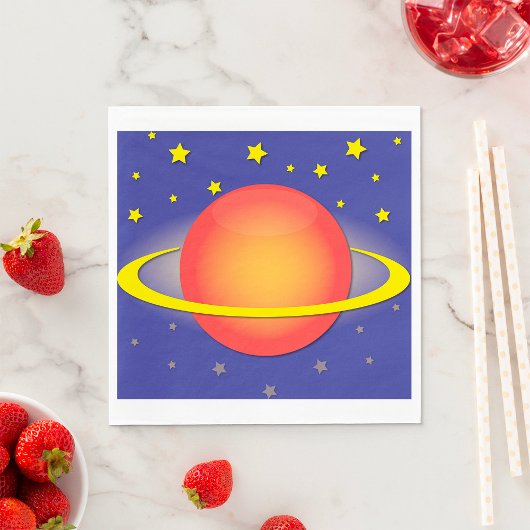 Saturn Paper Napkins Serviette