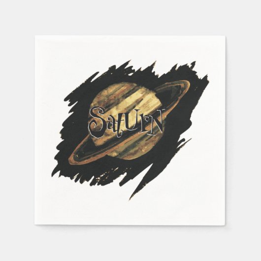Saturn Paper Napkins Serviette (Vorderseite)