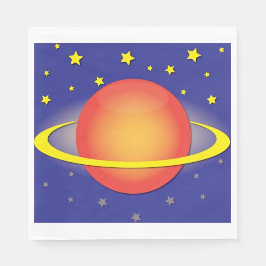 Saturn Paper Napkins Serviette (Vorderseite)