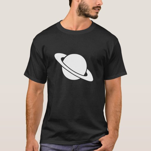 Saturn-Piktogramm-T - Shirt (Vorderseite)