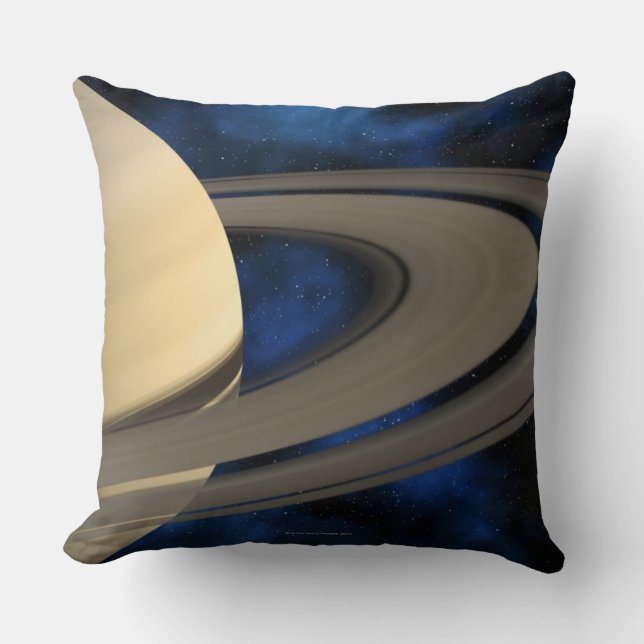 Saturn-Planet 2 Kissen (Vorderseite)