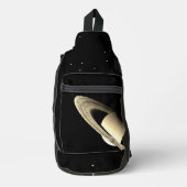 Saturn-Planet-Astronomie-Nerd Crossbody Bag (Vorderseite)