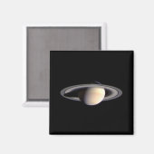 Saturn, Planet des Sonnensystems Magnet (Vorderseite/Rückseite)