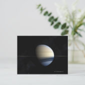 Saturn-Planet im Sonnensystem, nah-up 2 Postkarte (Stehend Vorderseite)