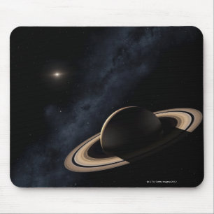 Saturn-Planet im Sonnensystem, Nahaufnahme Mousepad