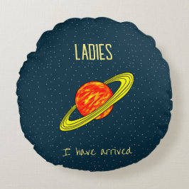 Saturn-Planet, Rundkissen Rundes Kissen