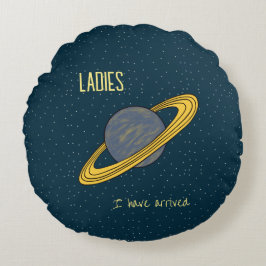 Saturn-Planet, Rundkissen Rundes Kissen