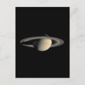 Saturn Planet schöne Ringe NASA Postkarte (Vorderseite)