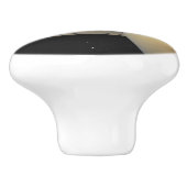 Saturn Planet Solar System mit Ringen Capricorn Keramikknauf (Seitenansicht)