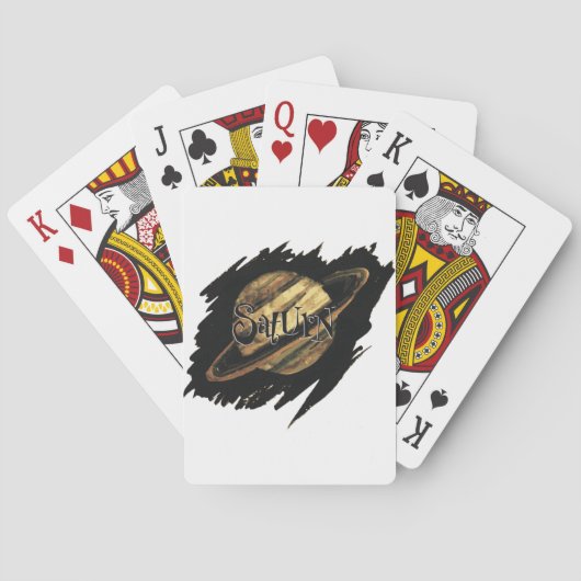 Saturn Playing Cards Spielkarten (Rückseite)