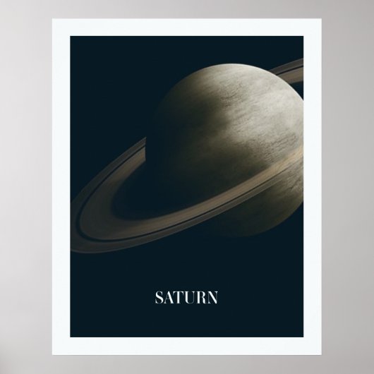 Saturn Poster (Vorne)