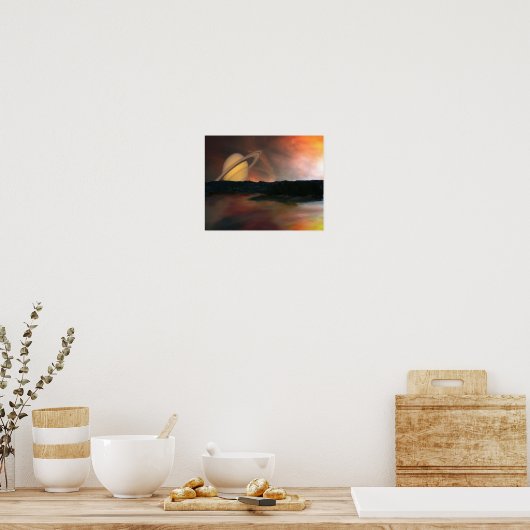Saturn Poster (Küche)