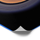 Saturn-Poster Poster (Ecke)