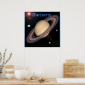 Saturn-Poster Poster (Küche)