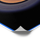 Saturn-Poster Poster (Ecke)