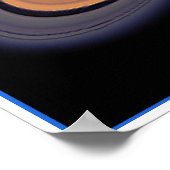 Saturn-Poster Poster (Ecke)