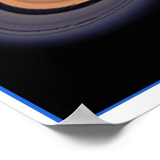 Saturn-Poster Poster (Ecke)