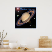 Saturn-Poster Poster (Küche)