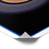 Saturn-Poster Poster (Ecke)