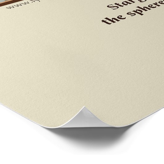 Saturn Print Poster (Ecke)