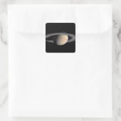 Saturn Quadratischer Aufkleber (Tasche)