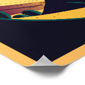 Saturn, Raumplakat Poster (Ecke)