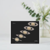 Saturn Rings tilt 1996-2000 Astronomie Geschenke Postkarte (Stehend Vorderseite)