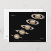 Saturn Rings tilt 1996-2000 Astronomie Geschenke Postkarte (Vorne/Hinten)