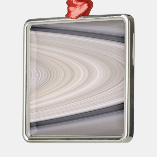 Saturn-Ringsystem Silbernes Ornament (Links)