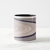 Saturn-Ringsystem Zweifarbige Tasse (Mittel)