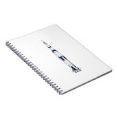 Saturn Rocket Notizblock (Rechte Seite)