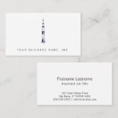 Saturn Rocket Visitenkarte (Vorne/Hinten)