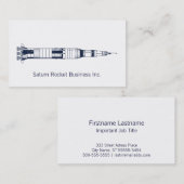 Saturn Rocket Visitenkarte (Vorne/Hinten)