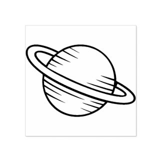 Saturn Rubber Briefmarke Gummistempel
